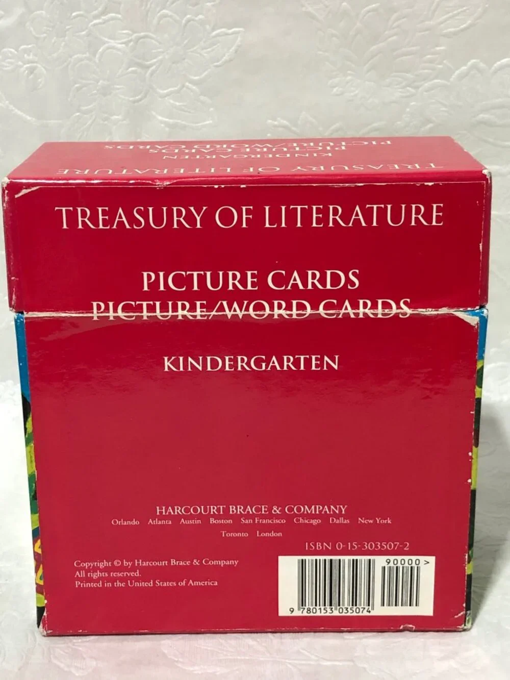 Harcourt Picture/Word Cards Collection Set - Grade: Kindergarten
